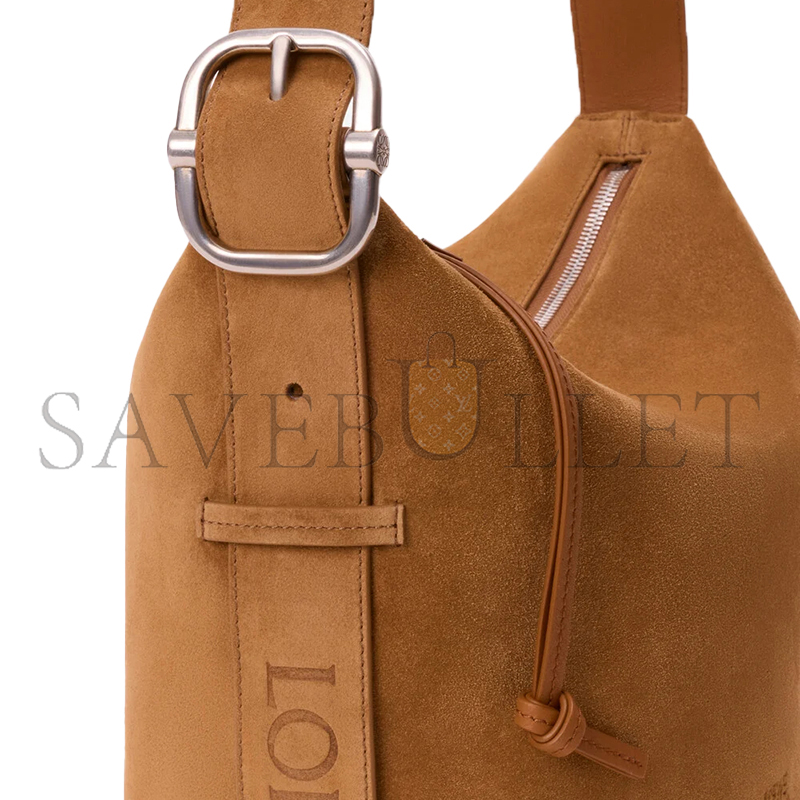 LOEWE MEDIUM LOOP HOBO IN SUEDE CALFSKIN BB22CMDX05 (26*24.5*13cm)